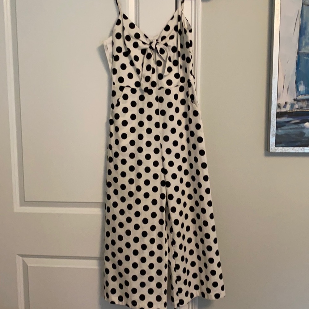 Black and white romper